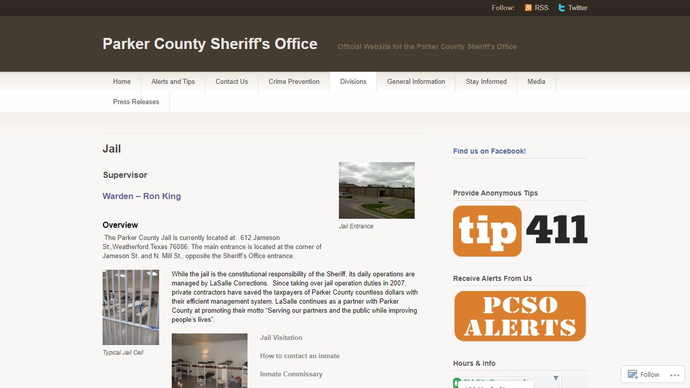 Jail | Parker County Sheriff's Office